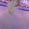 2019 New Off-the-shoulder Mermaid Wedding Dresses Hot Selling New Custom Sweep Train Bling Bling Luxury Beads Crystals Tulle Bridal Gowns