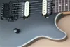 Matte Black Floyd Rose HH Open Pickups E-Gitarre mit schwarzer Hardware, Palisandergriffbrett, kann individuell angepasst werden