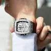 cwp ONOLA brand luxury classic quartz watch 2021 lumious tonneau square big wristwatch business casual disigner for man