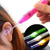 Baby Earpick Eliminación de cerumen Linterna LED tapones para los oídos limpiador auriculares dispositivo de limpieza de oídos herramientas para los oídos brillantes ST926