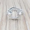 Jóias de urso 925 Ringos de prata esterlina Super Power Ring com pérolas se encaixa no presente de joias europeias C812405500