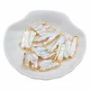 Natural Słodkowodne Kształtne Perły Barokowe Obrzeża Prostokątna Różnorodność kształtów Single Wiszące DIY Biżuteria Pearl Akcesoria
