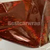 Wine Red holographic Vinyl Wrap Stickers For car wrap with Air bubble Free Rainbow Chrome Car covering graphic foil size 1.52x20m/Roll