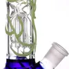 Nouveau 4 Bras Perc Verre Bécher Bongs Conduites D'eau Lumineuses Accessoires Pour Fumer Glow In The Dark