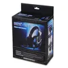 Casque de jeu Stéréo Surround Annulation du bruit PS4 PC Xbox One Ordinateur portable Mac Microphone Contrôle du volume LED Lumières sur l'oreille Casque de jeu