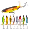 Kunstmatige 4inch Klassieke weg Sub Visvormige Aas Road Sub Simulatie Aas Staal Drie Anchor Haken Fishing Tackle Lures VT1148