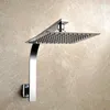 8 polegada de qualidade premium aço inoxidável chuvas cabeça chuveiro extensão gooseneck chuveiro braço do banheiro fixado na parede chuveiro set2686