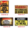 warning beware of the wife dogs tin signs fashion Retro man cave rules toilet rules plaque painting metal wall decor restricted 51 area