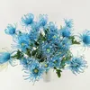 6pcs artificiell krysantemu blomma gren för växtvägg bröllopslandskap Archway tak hem hotal office bar dekorativ