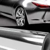 150 mmx1520 mm Chrome Silver Mirror Vinyl met bellenluchtrelease DIY Wrap Sheet Film Auto Sticker Sticker Auto Styling9706298