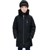 Children039s Abbigliamento Boys039 Cappotto invernale in cotone Giacca lunga e spessa calda Moda casual Giacca a vento con cappuccio Capispalla per bambini 315 Y8409680