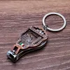 Vicney Nyaste Italia Vintage Nail Clipper Keychain Key 3D Relief Leaning Tower of Pisa Florence Cathedral Chain Italien Souvenirer