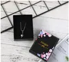 [DDisplay] Ins Style Sakura Boîte à bijoux noire Boîtes à bagues Glamour Boucle d'oreille mensuelle Petit présentoir à bijoux Boîte d'emballage de collier de cerise orientale