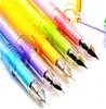 Set di 5 penne stilografiche colorate con sacca d'inchiostro Penna a inchiostro per calligrafia in plastica da 0,5 mm per scrivere materiale scolastico per ufficio Cancelleria carina