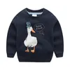 2018 printemps automne corée Style 210 ans enfants 039S cadeau d'anniversaire à manches longues dessin animé Animal imprimé enfants bébé garçon Sweatsh6045952