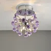 K9 LED Crystal Chandelier Flush Mount Lampor med 6 Lights Lustres de Cristal Luster de Crystal för vardagsrumsbelysning