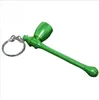 Palenie rury Mini Brelok Grzyb Grzyb Palenie Akcesoria Ultimate Pipe Mini Aluminium Metal Keychain Fashion Fajny Prezent LT1029