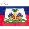 Republiken Haiti flagga 3 * 5ft (90cm * 150cm) Polyester banner dekoration flygande hem trädgård flagga