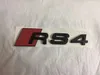 3D Chrome Audi RS3 RS4 RS5 RS7 RS8 - Matt Black eller Silver Logo Boot Badge Emblem