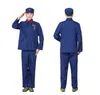 China Vietnam War Vestment Old Style 1965 Kläder Blue Sea Chinese Navy Uniform Dacron Militär Suits Special Labour Protection Overalls
