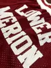 Mężczyźni 33 Bryant Lower Merion High School Basketball Shorts Pants Jersey Zestaw Wszystkie zszywane białe czarne czerwone