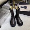 Moda arrancar metade da panturrilha botas STORM CUIR mulheres botas de plataforma 2019 mulheres novo senhora de luxo designer de inicialização botas