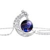 12 кулон Constell, ожерелье с драгоценными камнями, знак гороскопа, ожерелья, стеклянный кабошон для женщин, модные украшения, подарок