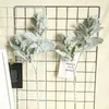 silver leaf branch artificial plants wall green leaves weeding decoration mariage artificial leaves fake plants flower