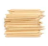 Partihandel 10,000pcs / lot 4.53 "Nail Art Orange Wood Stick Cuticle Pusher Remover Nail Art Tools Tillbehör 100st / Set