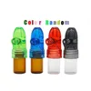 Snuff Snorter Sniffer Bottle Kit borsa con cerniera Kit portatile per pillole Cucchiaio per erbe Bottiglia di vetro Design innovativo Custodia per fumatori Torta calda DHL Free