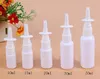 Plastic Nasal Spray Bottle with Pump Sprayer PE Spray Bottle 10ml 20ml 30ml 50ml Refillable Bottle