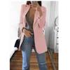 Blazer chaquetas para mujer, traje de estilo europeo, moda de primavera 2019, traje de estilo de trabajo, blazer para mujer, prendas de vestir exteriores de manga larga