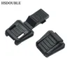 100pcslot Zipper Pull Cord Termina para Paracord Cord Tether Tip Cord Lock Plastic Black9105988