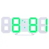 Orologi da tavolo digitali USB a forma di 8 Orologio da parete Display del tempo a LED Orologi creativi Display 24 ore Sveglia Snooze Decorazione domestica