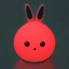 USB Lovely Rabbit Silicone LED Nachtlampje