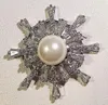 10pcs / lot Mélanger Style Mode Crystal Broches Pinches pour bijoux Cadeau cadeau BR013