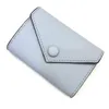 Kort plånbok Lady Coin Purse Card Holder 7a Kvalitet Läder Kaviar Lambskin Koppling Kvinnor Pockededkedja Läder flätade axelväskor mode söt