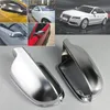 Audi A4L المعمول به (طرز 2013-16) A5 (2010-2016) مطلي بغطاء مرآة الفطريات الأبيض غير اللامع B8.5