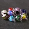 80 Adet Lampwork Faceted Çiçekler Cam Boncuk 10*8mm Çiçek Rondelle Charm Aksesuarları DIY Takı Yapımı için Bilezik Kolye Kolye