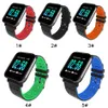 A6 Fitness Tracker Armband Smart Watch Bunter Touchscreen mit Herzfrequenz Smart Watch für Android IOS-Handys ID115 B57 mit Box