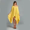 Women Shirts dress Sexy Oversized Asymmetric Tunic Poncho Cape Casual Top For Women Batwing Sleeve irregular Loose dresses LJJA3031