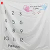 2019 Baby Bedding Clothing Newborn Baby Monthly Growth Milestone Blanket Photography Prop Background Cloth