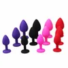 new Silicone Anal Sex Toys For Women Men Erotic Butt Plugs Crystal Jewelry Adult Booty Beads Anus Products fast shipping