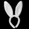 Påskkanin öron hårband för barn vuxen kanin öron huvudband huvud hoops party cosplay bunny rekvisita festival flickor hår tillbehör huvudbonader
