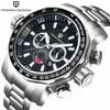 Zegarki luksusowa marka Pagani Design Sport zegarek nurkowy zegarki wojskowe Big Dial wielofunkcyjny kwarc na rękę RELOJ HOMBRE273D