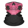 Naadloze Multifunctionele Magic Skull Sjaal Half Gezichtsmasker Outdoor Cycling Turban Riding Mask Hals Warmer Sjaal Halloween Kostuum DBC VT0559