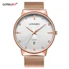 LONGBO Business Uomo Donna Orologi Cinturino in acciaio inossidabile di lusso Uomo Donna Orologio al quarzo Calendario Coppia Orologio da polso Regali 50282385