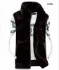 뉴 플러스 사이즈 연인의 가을 겨울 패션 인조 모피 따뜻한 플러시 조끼 여성 남성 민소매 양복 조끼 탑 화이트, 블랙, 그레이, 브라운