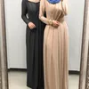 Plus size elegante potlood abaya jurk voor vrouw moslim islamitische kleding outfits full mouw vintage vestidos met riem hijab