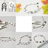 Charms 60 PCS Площадь из нержавеющей стали Круглый Овальный Сердце Прямоугольный Пустотехнику Пустые Штамповые Помежки Подвески 6 Стилей для Ювелирных Изделий1